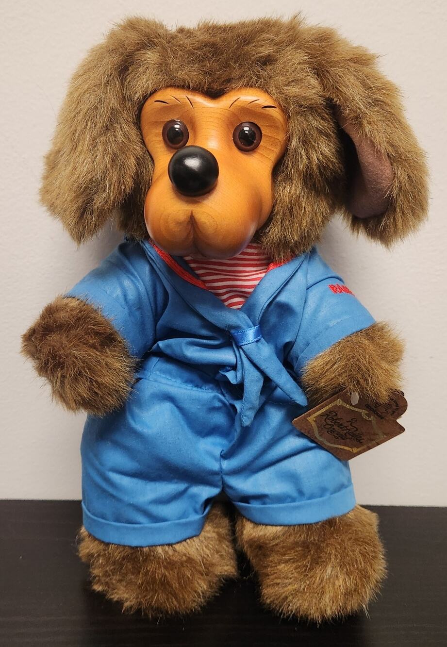 Vintage Robert Raikes Original "52496 Jasper" Wooden Face Doll w/ tags